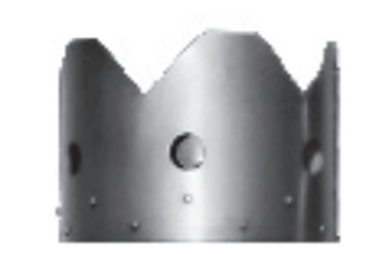Picture of Steel Serrated Riveted Crown