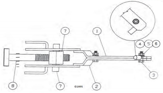Picture of Lower Door Lock Assembly - Parts